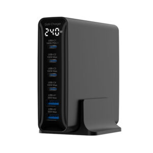 WEG-240 240-W-GaN-Ladegerät in Schwarz & Weiß (EU-, UK-, US-, AU-Stecker)